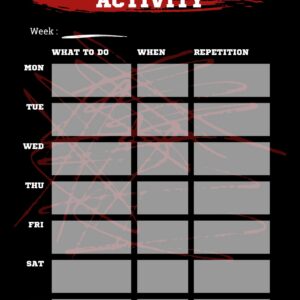 Weekly Workout Planner
