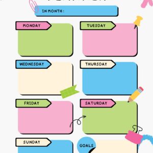 Creative Weekly Planner