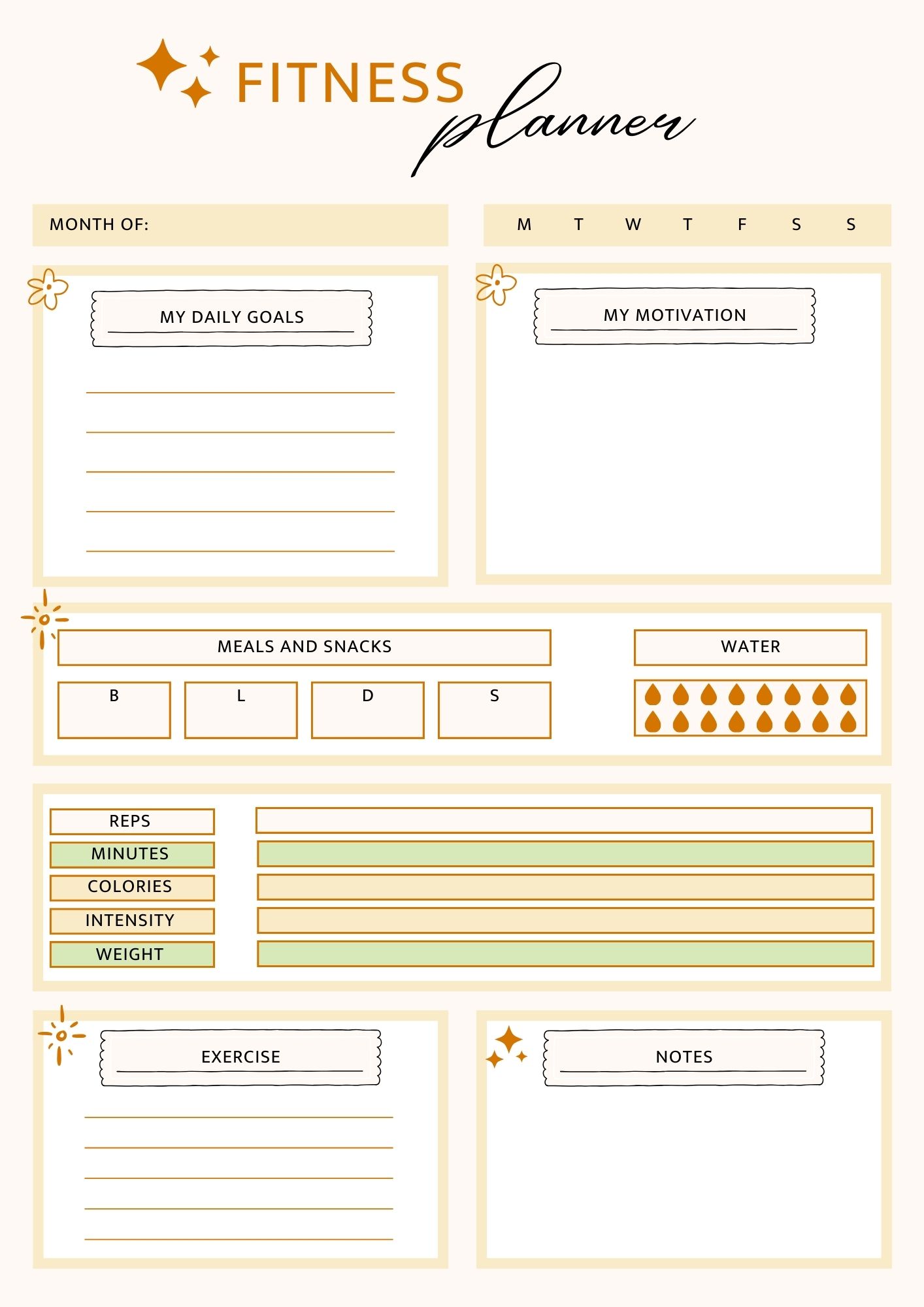 Fitness Challenge Planner