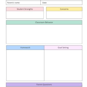 Parenting Daily Planner