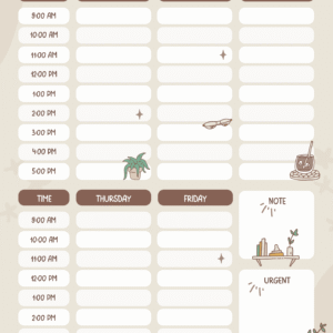 Success Sprint Weekly Planner