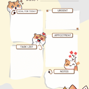 The Goal-Getter Monthly Planner